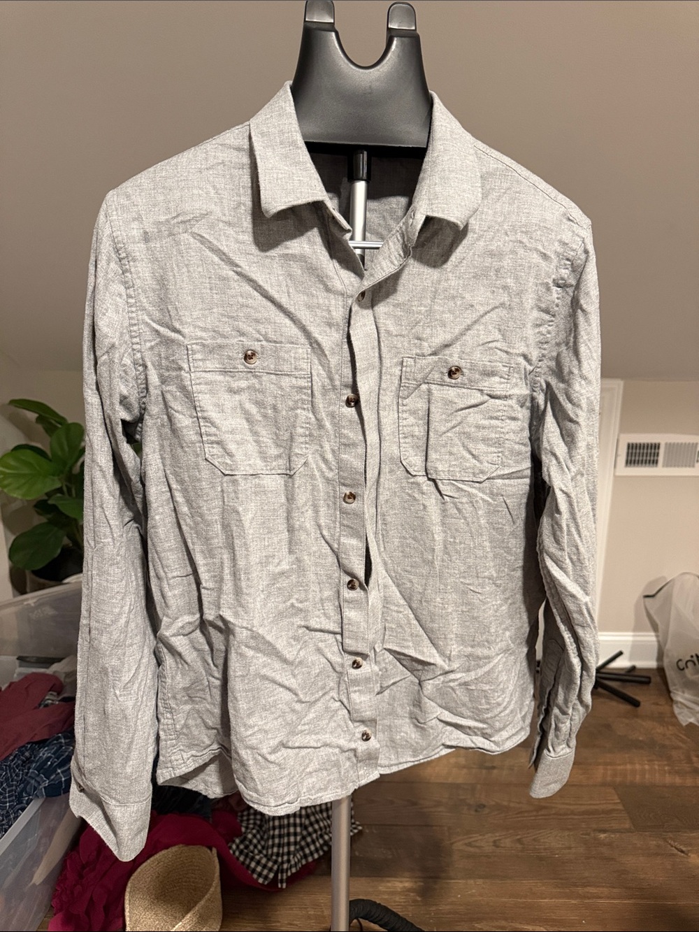 Travis Mathew Heather Gray Shirt